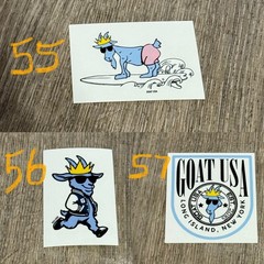 GOAT USA Stickers/ Decals- PICK YOUR OWN STICKERS!