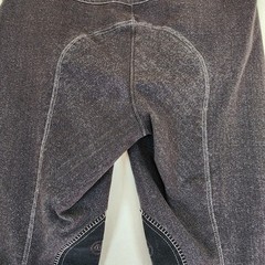 Ovation Riding Pants Women’s 34 R Equestrian Horse Gray Black 34 x 25