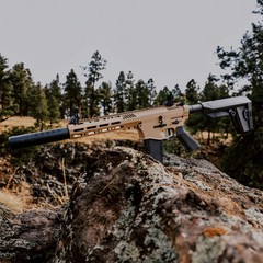 Barra Airguns 400E Full Auto Electric BB Gun Tan