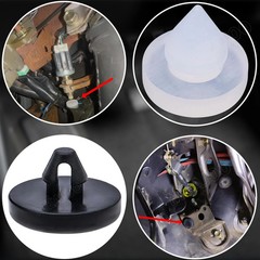 4PCS Brake Pedal Stop Pads, Brake Light Switch Stopper, Brake Switch Pad, Car Tr
