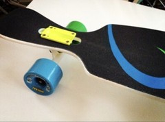 Custom Design Longboard Skatebord Deck Complete Powder-Coated Trucks