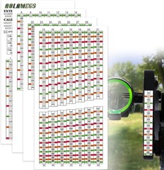 Archery Sight Tape, Sight from 20 to 100/120 Yards, Bow Sight Tape with Calibra