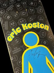 RARE SIGNED Eric Koston Yo Gabba Gabba! Girl Skateboard Deck Cartoon AUTOGRAPHED