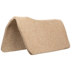 Weaver Equine 30 x 30 Contoured Wool Blend Felt Horse Saddle Pad Liner, Shock Ab