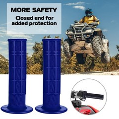 7/8» Blue Universal ATV Handlebar Grips for Popular Quad Vehicle Models