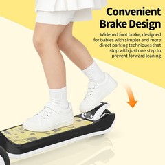 Commugo Kids 3 Wheel Scooter for Ages 3-10 Year Girls/Boys Toddler Scooter Black