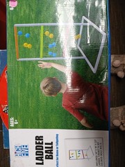 Ladder Ball Game Sets High Five Game Yard Party Fun 34x18x23