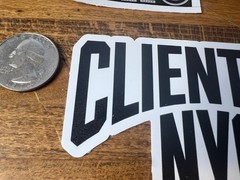 Vintage Clientele Sneaker Shop Stacked sticker Atmos Jp Supreme Recon NYC RIP