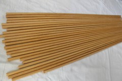 12PCS 33» Wood Shaft Arrow Archery Handmade DIY OD 8MM Outdoor Bow Hunting