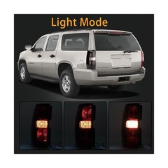 Tail Light Assembly Compatible With 2007-2014 Chevy Tahoe/Suburban Driver and…
