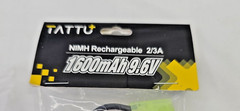 TATTU 9.6V Nimh Battery 1600Mah Butterfly Nunchuck Stick Rechargeable Battery Pa