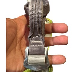 Petzl Corax Climbing Harness Size 2 Gray Green Adjustable ~ Unworn Or Used Once?