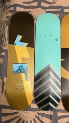 Chocolate Skateboards Minimalism Series Desk Set of 6 New (2018) Wall Hangers