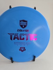 Discmania Evolution Exo Hard Tactic Disc Golf Approach Disc Blue 173g