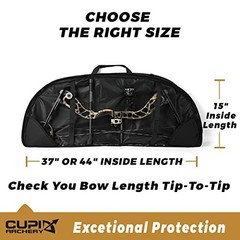 Compound Bow Case Soft Light-Weight Bow Bag with Arrow 44in Inside Length Camo