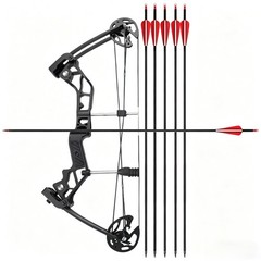 Rapid Bow 6Arrows Compound Bow Shooter Launcher Hunting Shoting Orbital Archery