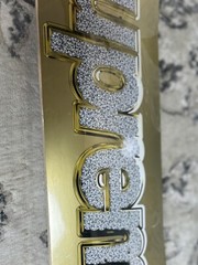 SUPREME SS13 GOLD BLING DECK NEW Skateboard World Famous Gold / Natural Top