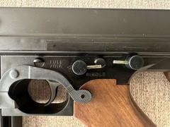 Thompson U.S. Model 1928 Electric Airsoft Rifle Drum Magazine Wood-Style
