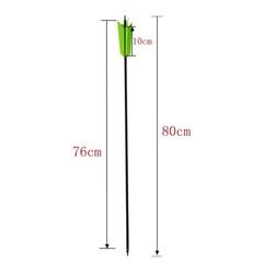 6/12 Pcs 30 Inch Archery Carbon Arrows Target Practice Spine 500 Flu Flu Arro…