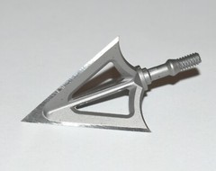 6 Pack Broadheads 125 Grain 3 Blade Fixed Hunting Crossbow Compound w/ Case