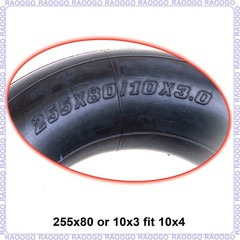 10×3 255×80 Inner Tube Tire Heavy Duty fit 10×4 80/65-6 Electric Scooter