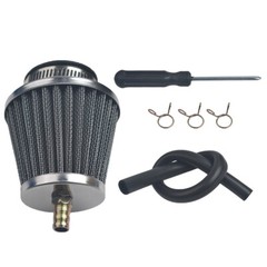 38mm 39mm 40mm Air Filter with Nipple For 50cc QMB139 Moped Scooter ATV