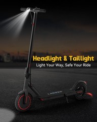 ELECTRIC SCOOTER FOR TEENS KIDS FOLDABLE ADJUSTABLE HEIGHT E-SCOOTER LED GIFTS