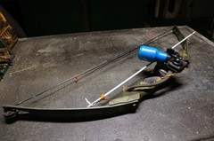 PSE Graphite Game Sport Compound Bow with AMS retriever pro bowfishing kit+rest