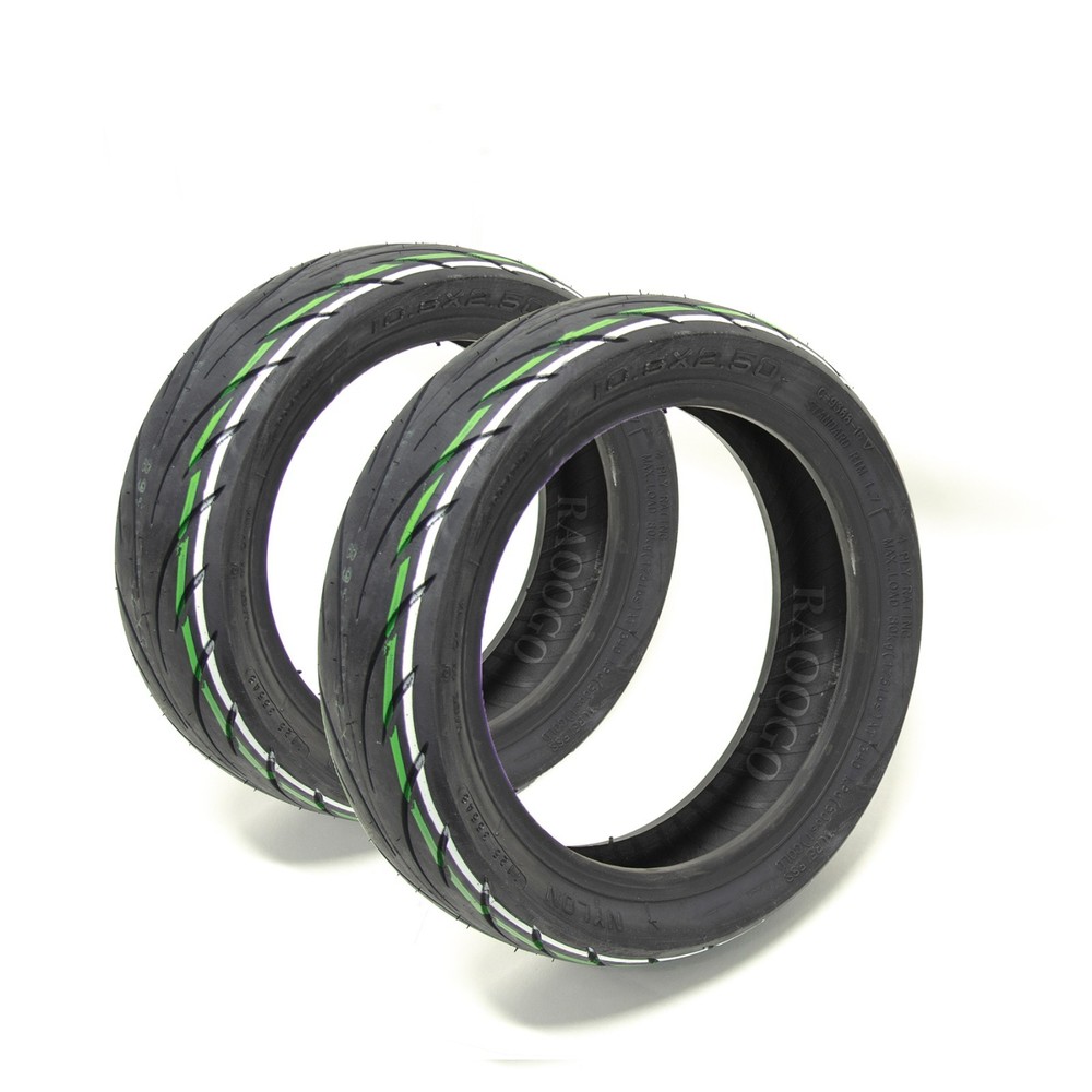2PCS 10.5X2.50 Tire Tubeless for NIU KQi300P & KQi300XElectric Scooter
