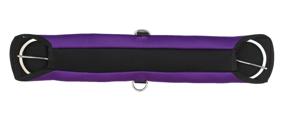 Horse Soft Padded Neoprene Purple Western Riding Saddle Cinch 9727