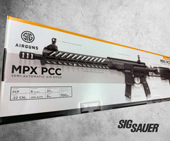 Sig Sauer MPX PCC Air Rifle .22Caliber PCP Semi-Auto 700 FPS AIR-MPXPCC-22-PCP