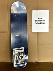 RARE 411VM Blue Logo Skateboard Deck