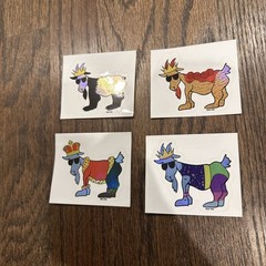 Goat USA Stickers EXTREMELY RARE All Holographic February 2023 Complete Set