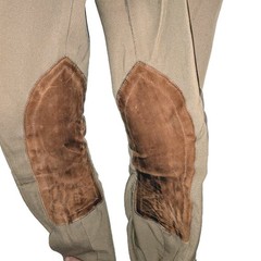 Tailored Sportsman Vtg English Horse Breeches Equestrian Riding Pants Suede A+!