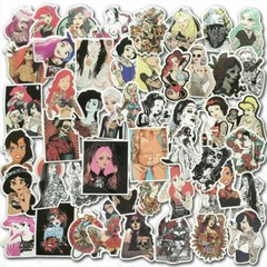 50Pcs Vinyl Decals Graffiti Stickers Bomb Laptop Luggage Skateboard Sticker Pack