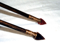 21″ Leather Leather Quiver w/ Medicine Wheel & 2 Arrows Native American 01