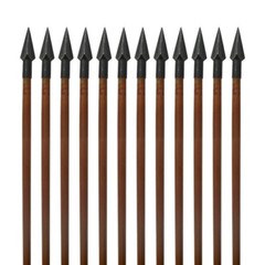 12Pcs 33″ Handmade Bamboo Hunting Arrows Tradition Japanese Kyudo Eagle Feather