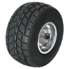 10×4.50-5 Go Kart Front Wheel Tire 5 Inch Aluminum Rim 3 Stud Rain Racing Cart