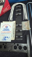 Vintage Forster Winthrop Croquet 6 Player Premier Set 3586 Lawn Game Party USA