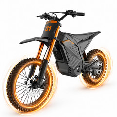Adult Electric Dirt Bike 6000W Peak Top Speed Off Road All Terrain E Motorcycle