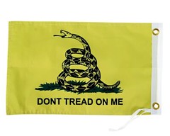 Don’t Tread On Me Flag 12×18 Inches – Perfect for UTV ATV SxS Boats Whip Flags