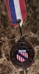 Amateur Athletic Union United States Medal Sports For All US Lanyard Bronze Tone