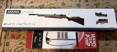 Diana Stormrider .22 Caliber 950 FPS Wood Stock Air Rifle Kit. New & Barrel Band