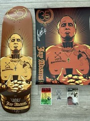 Jay Adams 35th Anniversary Z Flex Dogtown Deck W/ Signed Poster All OG