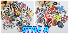 100 Waterproof Skateboard Sticker Bomb Laptop Luggage Decals Dope Sticker Bottle