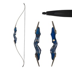 60″ Takedown Recurve Bow 25-50lbs Archery Hunting Bow Arrows Target Practice RH