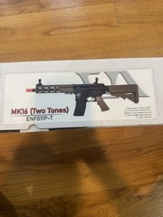 Airsoft Gun Classic Army 9.5″» MK16 ECS Airsoft AEG Rifle (Color: Two-Tone)