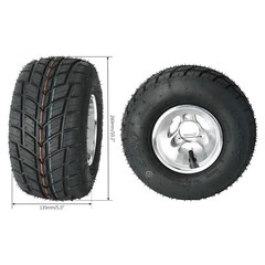5»inch 10×4.50-5 Front Tire Wheel Rim Road Tire for Go Kart Racing Karting Golf