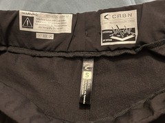 CRBN Carbon Paintball CC Lightweight Water Resistant Pants Black Small S