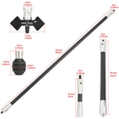 3K Carbon Balance Bar Stabilizer System 30″ 12″ 5″ Rod Damper Archery RecurveBow